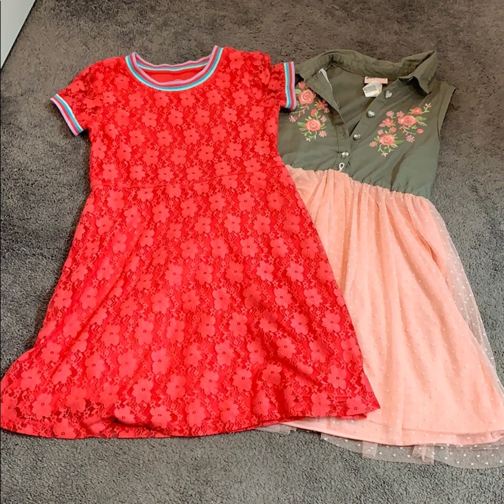 Kids dress combo!!  Back to school deals! Size 7-8